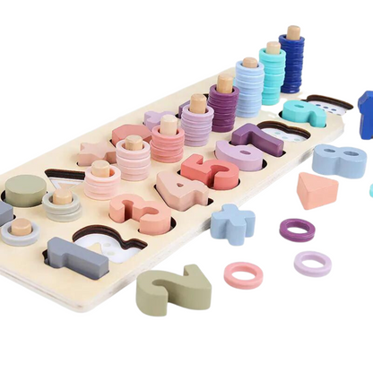 Multifunction Wooden Counting Board