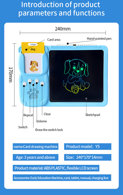 Cartes Flash parlantes 2 en 1 avec tablette