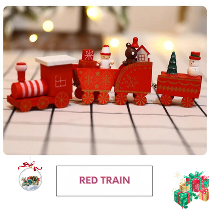 Christmas Wooden Train