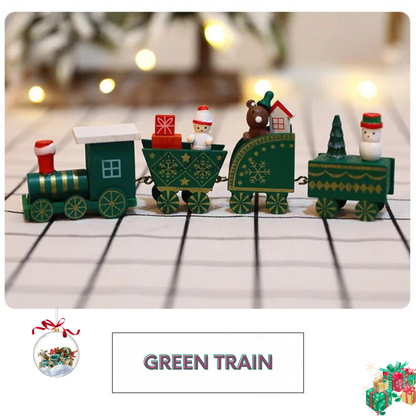 Christmas Wooden Train