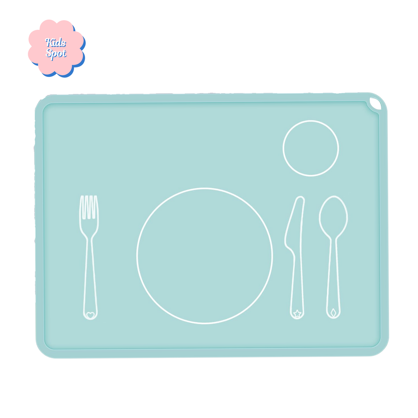 Kids Silicone Placemat for Dining Table | Table Setting Learning